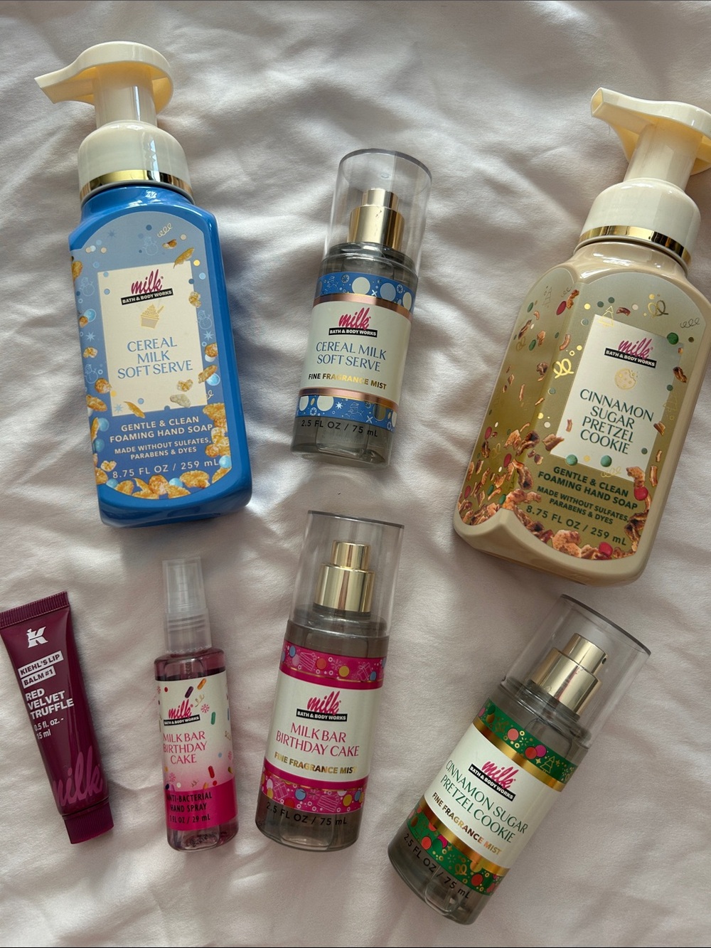 Ultimate limited edition set. Milk bar. 7 pc
